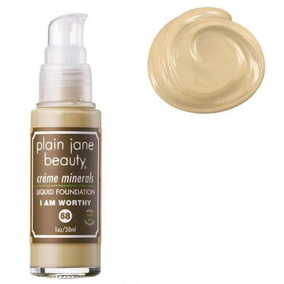 Plain Jane Beauty 232009 I Am Worthy 68 Creme Minerals Liquid Foundation