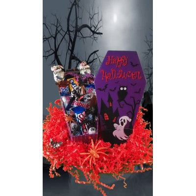 Gordan Gifts Inc Coffin Halloween Candy Gift Basket