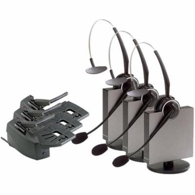 Jabra GN9125 Flex NC Mono Headset & GN1000 Lifter w/ PeakStop Tech & Noise-Canceling Mic (3 Pack)