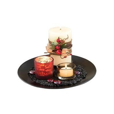 San Miguel Hearth Candle Garden & Candles 4.1 Inch, Multi