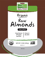 Organic Raw Almonds Now Foods 12 oz Seed