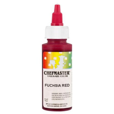 Chefmaster by US Cake Supply 2.3-Ounce Fuchsia Liqua-Gel Cake Food Coloring