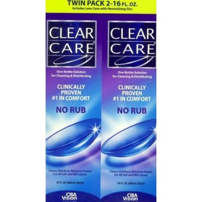 Clear Care Cleaning & Disinfecting Solution (2 X 16fl Oz Packs)