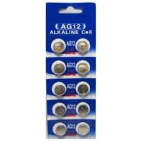 AG12 / LR43 Alkaline Button Watch Battery 1.5V - 500 Pack - FREE SHIPPING