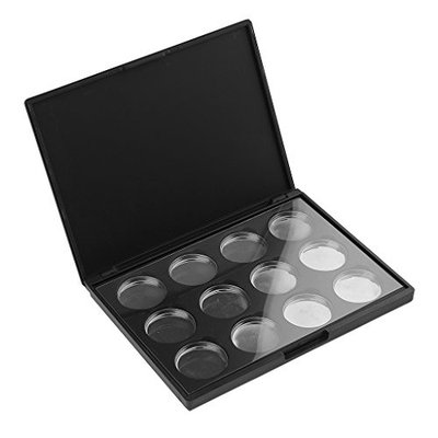 Dovewill 12PCS 26mm Empty Magnetic Cosmetics Makeup Eyeshadow Eye Shadow Aluminum Palette Pans DIY Tools