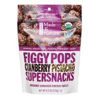 Made In Nature Organic FiggyPops, Cranberry Pistachio, 4.2 Oz