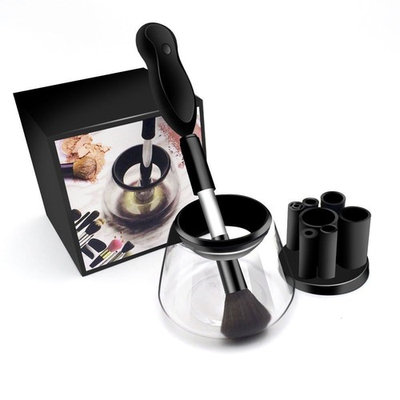 Makeup Brush Cleaner, MAANG Automatic Makeup Brushes Drier 360 Rotation with 8 Rubber Collar