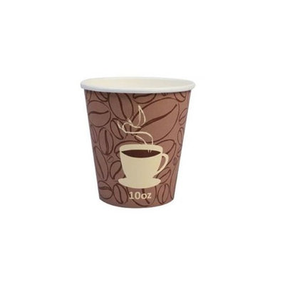 Primus Source Prime Source 75000243 CPC 10 oz Plastic Coffee Bean Hot Cup Case of 1000