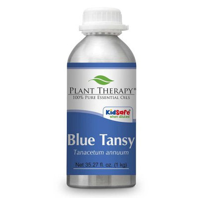 Plant Therapy Blue Tansy Essential Oil 1 kg (35.27 fl. oz.) 100% Pure, Undiluted, Therapeutic Grade
