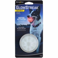 Nite Ize GlowStreak LED Dog Ball, Diameter 2.5