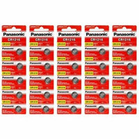 Panasonic CR1216 3V Lithium Coin Battery - 100 Pack + FREE SHIPPING!