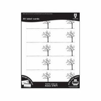 Imaginisce Black Ice Cards Tree Line 30pc