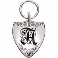 Rockinft Doggie 844587000134 Small Sterling Silver Crest Dog Tag - Letter A