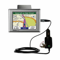 Intelligent Dual Purpose DC Vehicle and AC Home Wall Charger suitable for the Garmin Nuvi 350 - Two critical functions, one unique charger - Uses Goma