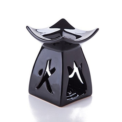 Feng Shui Zen Ceramic Essential Oil Burner Diffuser Tea Light Holder Great For Home Decoration & Aromatherapy OLBA106