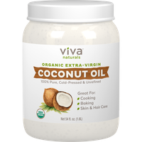 Viva Labs Organic Extra Virgin Coconut Oil, 54 Fl Oz
