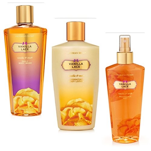 Victoria's Secret Vanilla Lace 3本セット VICTORIA'S SECRET,VANILLA LACE GIFT SET,LOTION,BODY WASH