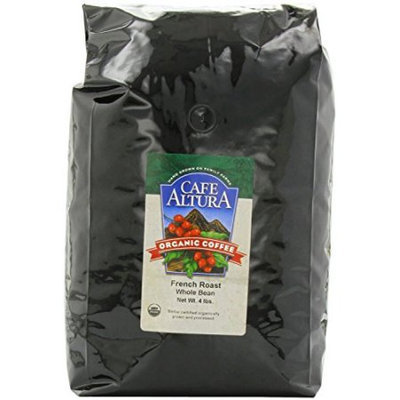 Cafe Altura Organic Coffee French Roast 64-Ounce -Pack of 4