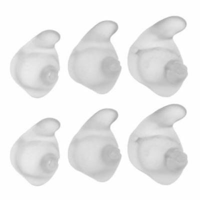Jabra Eargels for Aliph Jawbone 3 Prime Bluetooth Headset (Clear, 6-Pack)
