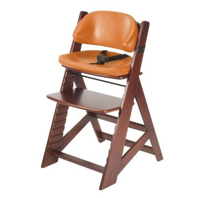 Keekaroo Height Right Kids Chair with Comfort Cushions - Lime - Espresso Base