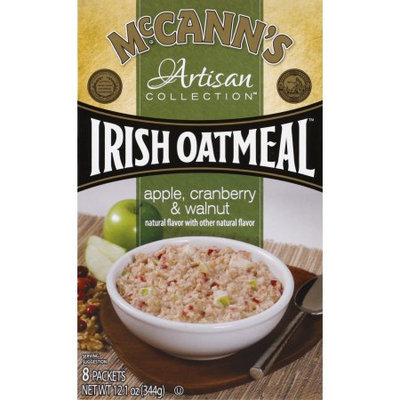 Mccann's Mccanns Irish Oatmeal, Apple, Cranberry & Walnut, 1 CT (Pack of 6)