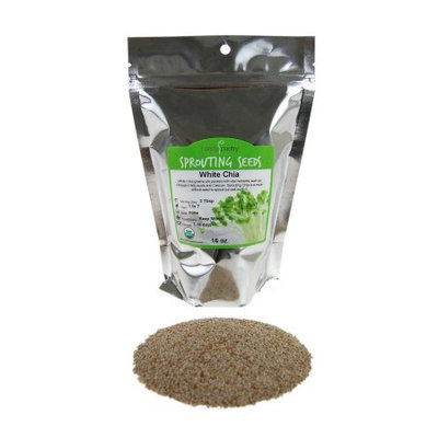 Handy Pantry Organic White Chia Sprouting Seeds - Microgreens, Sprouts - 1 Lb