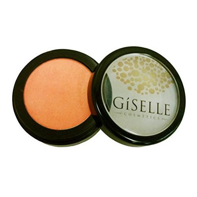 GISELLE COSMETICS PRESSED POWDER BLUSH (#46 GEORGIA PEACH) Soft-Pressed Powder Blusher | Ready Pressed Powder Blush | Mineral Makeup | Pure Pressed Powder Blush