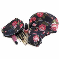 Evelots Set Of 5 Silk Cosmetic Bags - For Accessories - Travel Storage