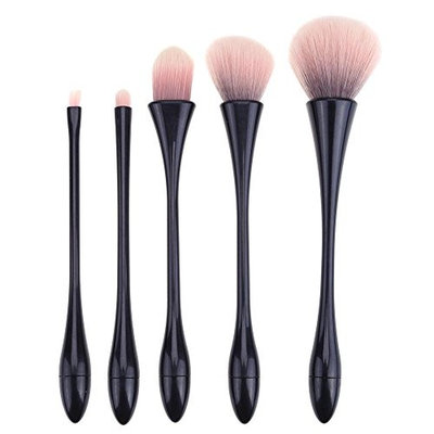 Globeagle 5pcs Small Pretty Waist Shape Makeup Brush Eyes Foundation Powder Brushes