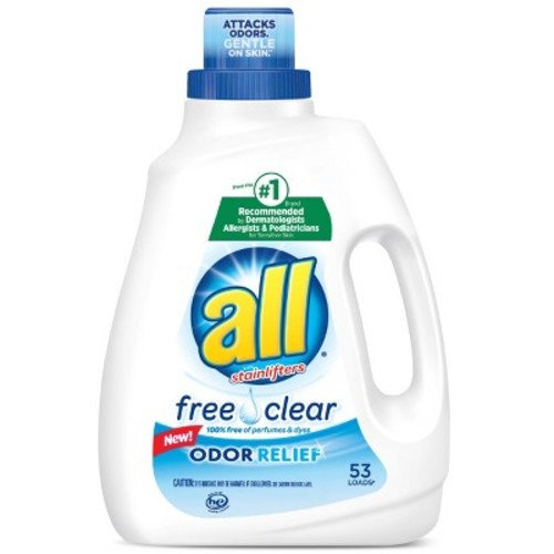 All® Ultra Free Clear Odor Relief HE Liquid Laundry Detergent 94.5oz