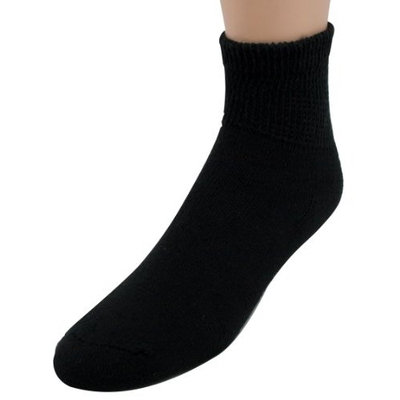Doc Ortho Loose Fit Diabetic Socks, 3 Pairs, 1/4 Crew