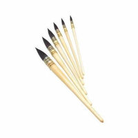 Series 150 Round Hair Bamboo Handle Size: 12