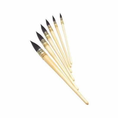 Series 150 Round Hair Bamboo Handle Size: 12