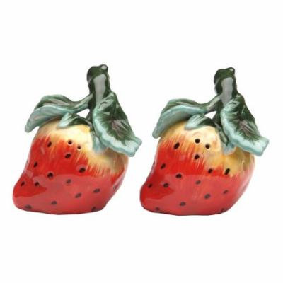 Strawberry Patch Red Berry Salt and Pepper Shakers
