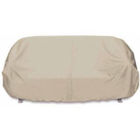 Two Dogs Designs Protective Cover - Supports Bench - Water Resistant, Weather Resistant, Double Stitched, Durable, UV Resistant, Hook & Loop Closure - Polyester, Polyvinyl Chloride (PVC) Material - Khaki Color