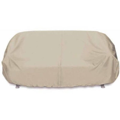 Two Dogs Designs Protective Cover - Supports Bench - Water Resistant, Weather Resistant, Double Stitched, Durable, UV Resistant, Hook & Loop Closure - Polyester, Polyvinyl Chloride (PVC) Material - Khaki Color