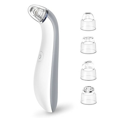 Electric Blackhead Comedone Extractor HURRISE 4 in 1 Powerful Suction Comedo Microdermabrasion Machine Clean Facial Pore Safety Necessary Tool for Skin Care and Holiday Gift
