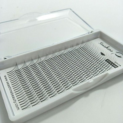 Blink Russian Volume 3D Premade Fans Fake Eyelash Extensions 11-15mm Long Thickness Eyelashes New Fashionable Large Stock False Makeup Lashes Premade11-15mm