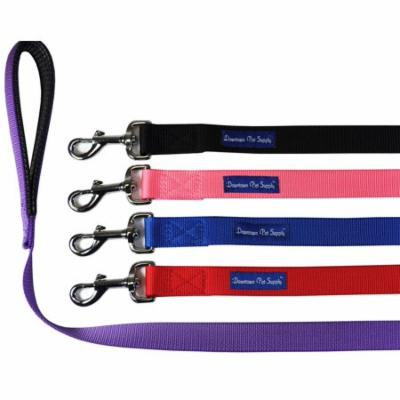 Strong Durable Dog Leash Lead (Red, 2 ft x 3/4 in)