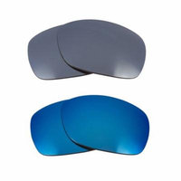 Best SEEK Replacement Lenses for Oakley SIDEWAYS Silver Mirror Blue