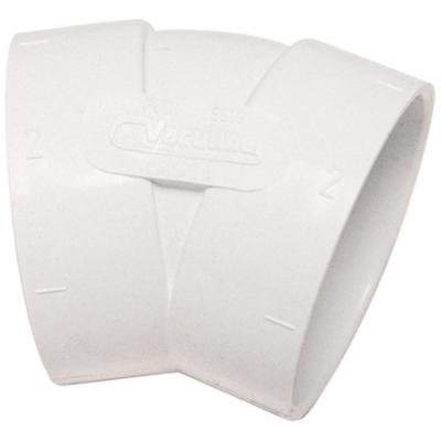 Airvac VM112/5517 45-Degree Short Elbow Pvc Fitting