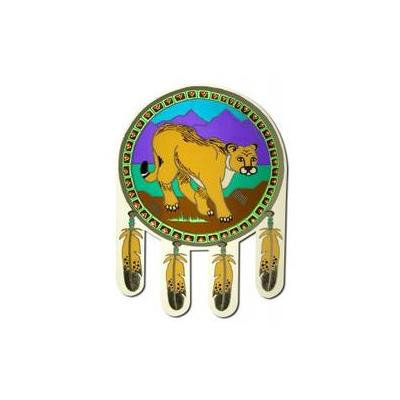Native Visions - Electrostatic Window Transparencies, Cougar, 1 ea
