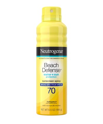Neutrogena® Beach Defense® Water + Sun Protection Sunscreen Spray Broad Spectrum SPF 70