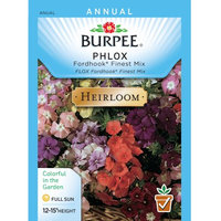 Burpee-Phlox, Fordhook Finest Mix Seed Packet