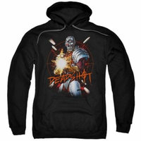 Jla/Deadshot Adult Pull Over Hoodie Black Jla639