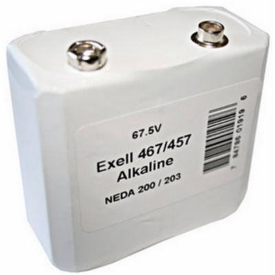Battery 457/467 67.5V Alkaline Battery NEDA 203 Replaces ER457 + FREE SHIPPING