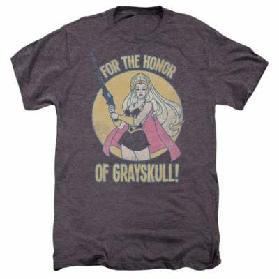 She Ra/Honor Of Grayskull S/S Adult Premium Tee Moth Heather Drm230B
