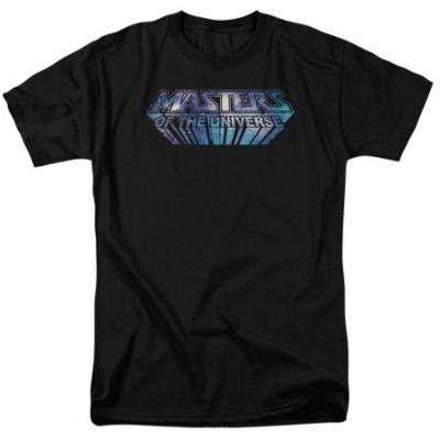 Masters Of The Universe/Space Logo S/S Adult 18/1 Black Drm268