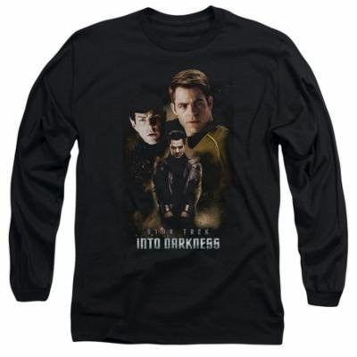 Star Trek/Aftermath L/S Adult 18/1 Black Cbs1254