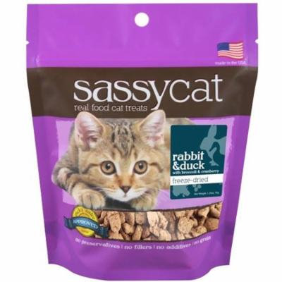 Herbsmith Sassy Cat Freeze Dried Rabbit & Duck Cat Treats 1.25 oz.